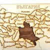 Дървен пъзел на България