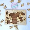 Дървен пъзел на България
