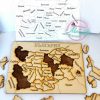 Дървен пъзел на България