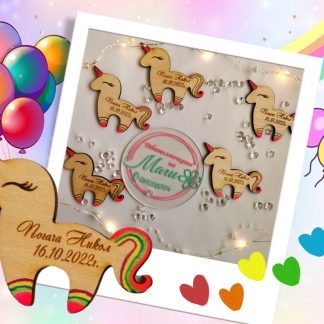 Персонализиран магнит еднорог