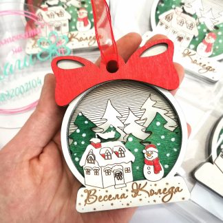 3д Коледна играчка