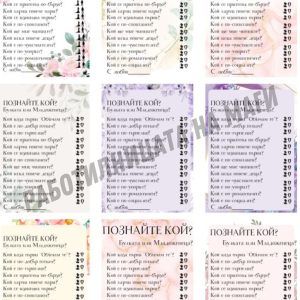 Игра "Познай Кой е ?"