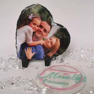 Камък рамка Сърце