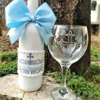 Бокал и Вино за църковен брак