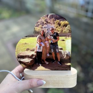 Лампа Сърце с ваша снимка