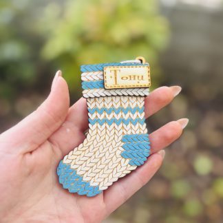 Персонализирано коледно чорапче